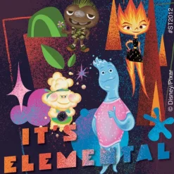 Disney Stickers | Character Stickers<SmileMakers Disney/Pixar Elemental Stickers