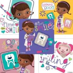 Patient Stickers | Dental Stickers<SmileMakers 75 Doc McStuffins: Time for Smiles Stickers -