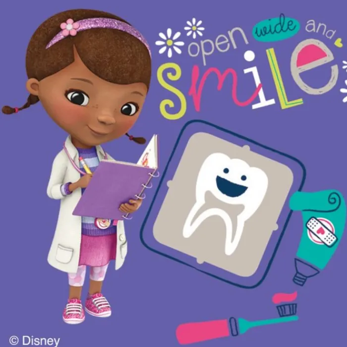Patient Stickers | Dental Stickers<SmileMakers 75 Doc McStuffins: Time for Smiles Stickers -