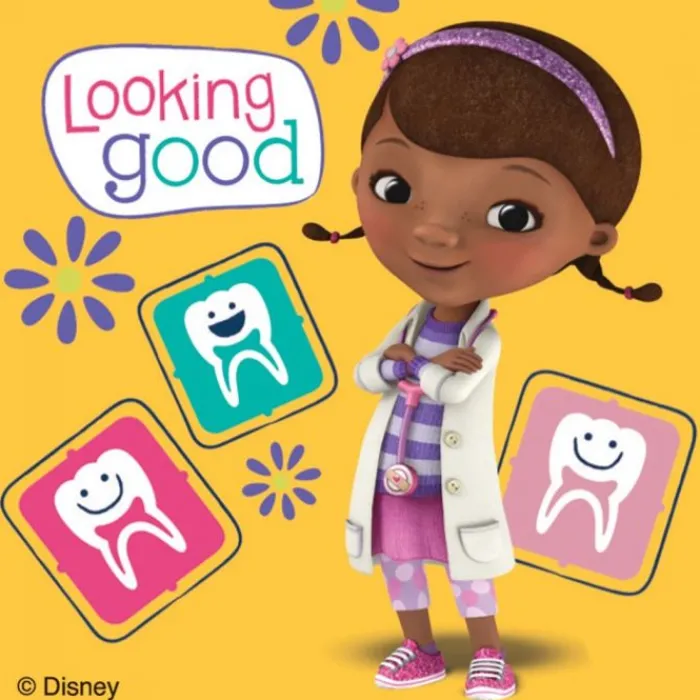 Patient Stickers | Dental Stickers<SmileMakers 75 Doc McStuffins: Time for Smiles Stickers -