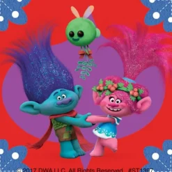 Christmas | Character Stickers<SmileMakers DreamWorks Trolls Christmas Stickers - Stickers from