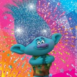Character Stickers<SmileMakers DreamWorks Trolls Gem Glitter Stickers - Stickers - from