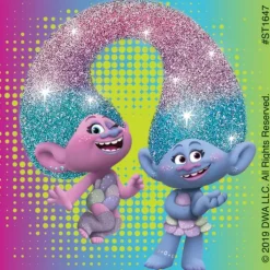 Character Stickers<SmileMakers DreamWorks Trolls Gem Glitter Stickers - Stickers - from