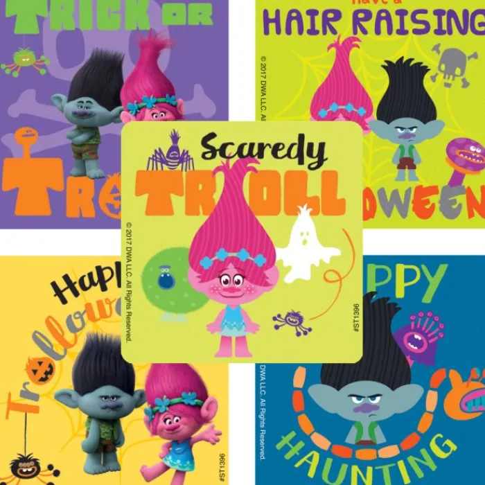 Halloween | Character Stickers<SmileMakers Dreamworks' Trolls Halloween Stickers - Character Stickers from