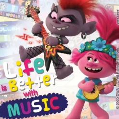 Character Stickers<SmileMakers DreamWorks Trolls World Tour Music Stickers - Stickers from