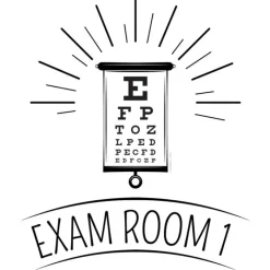 Wall Decals<SmileMakers Eye Chart Wall Decal - Office Décor from