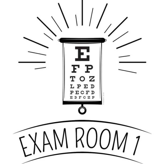 Wall Decals<SmileMakers Eye Chart Wall Decal - Office Décor from