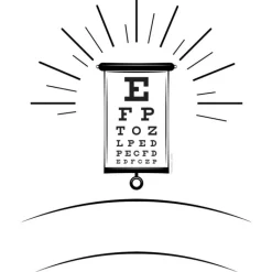 Wall Decals<SmileMakers Eye Chart Wall Decal - Office Décor from