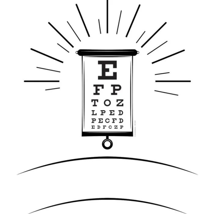 Wall Decals<SmileMakers Eye Chart Wall Decal - Office Décor from
