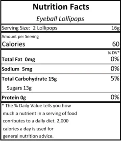 Vision Themed Prizes | Lollipops<SmileMakers Eyeball Lollipops - Candy from