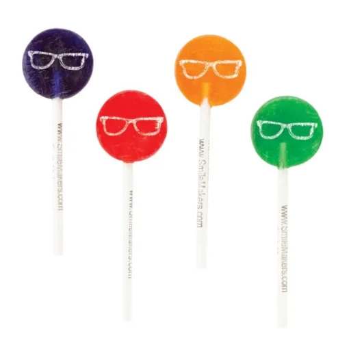 Exclusive Lollipops | Vision Themed Prizes<SmileMakers Eyeglasses Tongue Tattoo Lollipops - Candy & Gum from