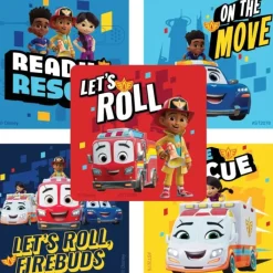 Disney Stickers | Character Stickers<SmileMakers Firebuds Stickers - Stickers from