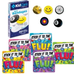 Bandages | Medical Practice Essentials<SmileMakers Flu Bundle with Spot Bandages - Stickers - from
