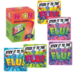 Bandages | Medical Practice Essentials<SmileMakers Flu Bundle with Strip Bandages - Stickers - from
