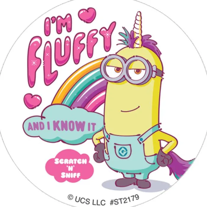 Stickers | Character Stickers<SmileMakers Fluffy Minions Scented Stickers - Stickers from