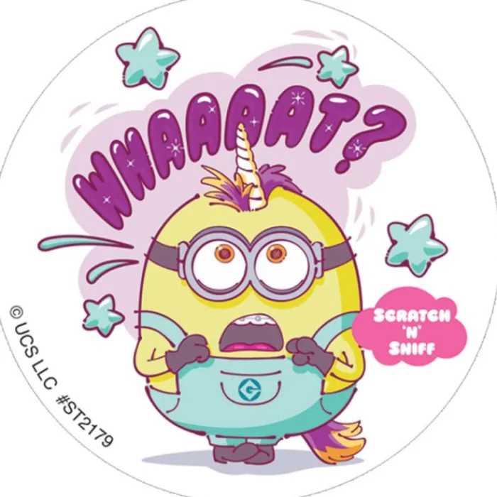 Stickers | Character Stickers<SmileMakers Fluffy Minions Scented Stickers - Stickers from