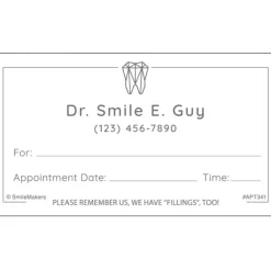 Appointment Cards<SmileMakers Fresh Style Appointment Cards - Appointment Cards from