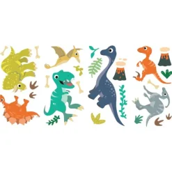 Wall Decals<SmileMakers Friendly Dinosaur Wall Decals - Office Décor from
