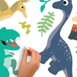Wall Decals<SmileMakers Friendly Dinosaur Wall Decals - Office Décor from
