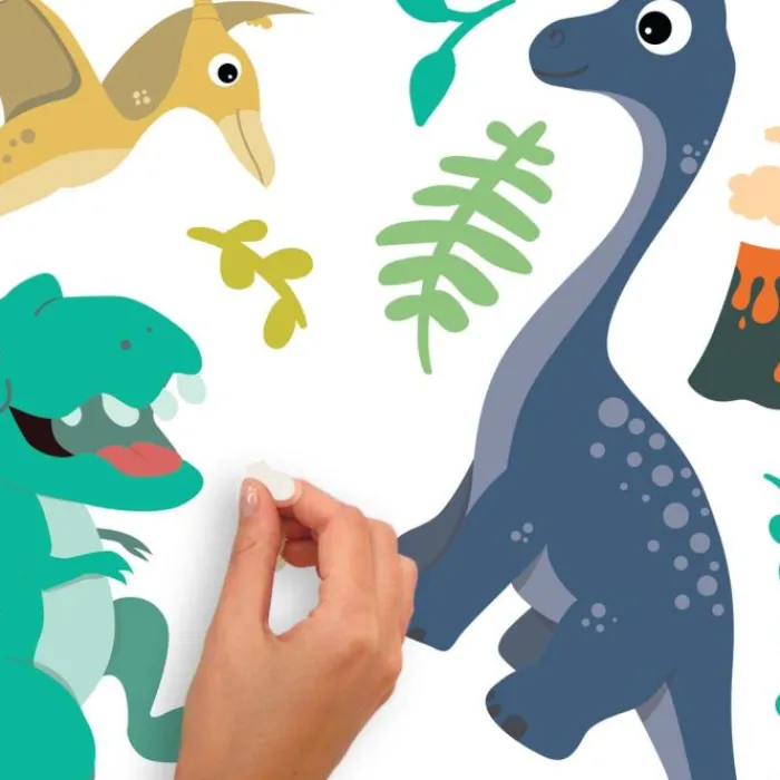 Wall Decals<SmileMakers Friendly Dinosaur Wall Decals - Office Décor from