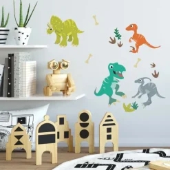 Wall Decals<SmileMakers Friendly Dinosaur Wall Decals - Office Décor from