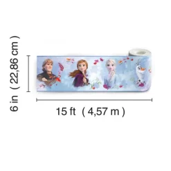 Wall Decals<SmileMakers Frozen 2 Peel & Stick Border - Office Décor from