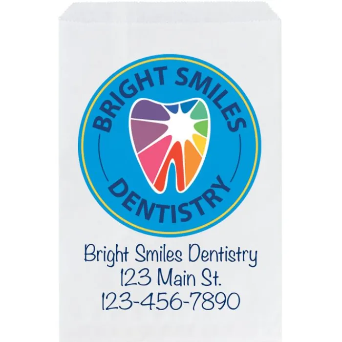 Take Home Bags | Take Home Bags<SmileMakers Fully Custom Small Paper Bags - Take Home Bags from