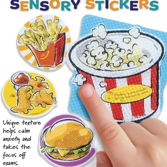 Fidget & Distraction Toys | Fidget & Distraction<SmileMakers Fun Foods Textured Sensory Shapes - Stickers from
