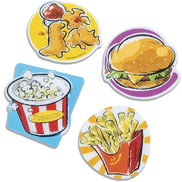 Fidget & Distraction Toys | Fidget & Distraction<SmileMakers Fun Foods Textured Sensory Shapes - Stickers from