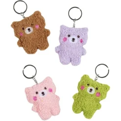 Toys<SmileMakers Fuzzy Bear Backpack Pulls - Backpack Pulls from