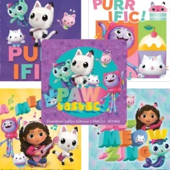 Character Stickers<SmileMakers Gabby's Dollhouse Purrific Stickers - Stickers from