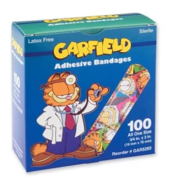 Bandages | Medical Practice Essentials<SmileMakers 1200 Garfield bandages - Character bandages from