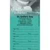 Appointment Cards<SmileMakers Gentle Dental Green Three Sticker Appt Cards - Dental Appointment Cards from