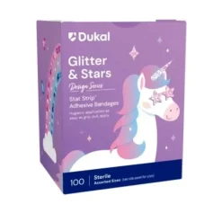 Bandages | Medical Practice Essentials<SmileMakers Glitter Stars & Strips Bandages - Case - Bandages from