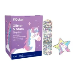 Bandages | Medical Practice Essentials<SmileMakers Glitter Stars and Strips Bandages - Latex Free Bandages from