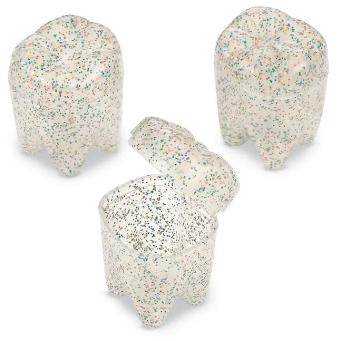 Tooth Holders | Dental Practice Essentials<SmileMakers Glitter Tooth Holders - Tooth Holders from
