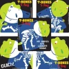 Patient Stickers | Medical Stickers<SmileMakers Glow in the Dark Dino X Ray Stickers - Stickers -
