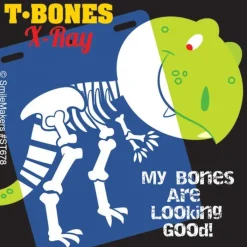 Patient Stickers | Medical Stickers<SmileMakers Glow in the Dark Dino X Ray Stickers - Stickers -