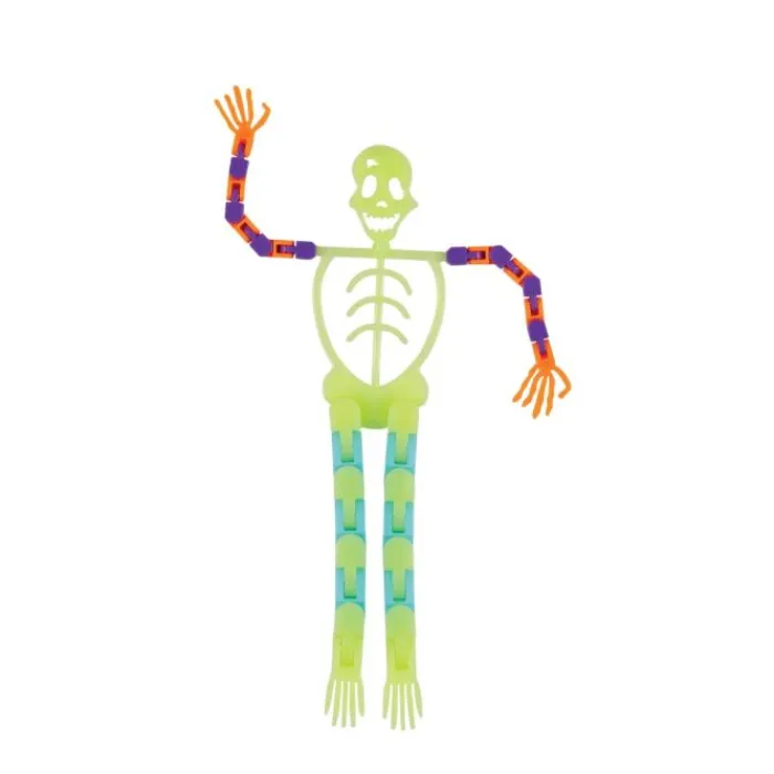 Halloween | Figurines<SmileMakers Glow-in-the-Dark Skeleton Fidgets - Fun Toys from