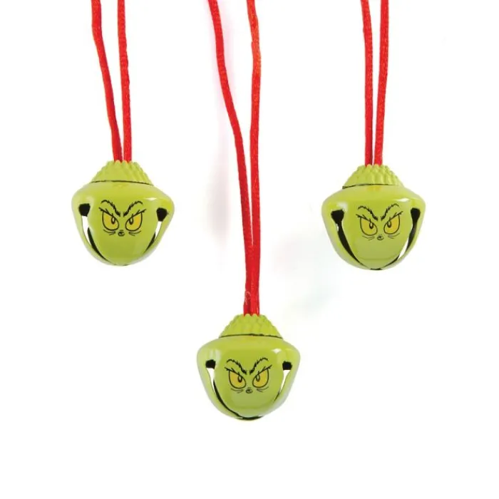 Christmas | Jewelry<SmileMakers Grinch Jingle Bell Necklaces - Toy Necklaces from