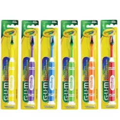 Toothbrushes | Dental Practice Essentials<GUM ® Crayola™ Metallic Marker Youth Toothbrushes - Toothbrushes from SmileMakers