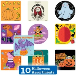 Halloween | Samplers & Assortments<SmileMakers Halloween Sticker Sampler - Sticker Samplers from