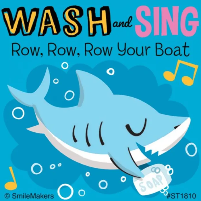 Dental Stickers | Medical Stickers<SmileMakers Hand Wash and Sing Stickers- Stickers from