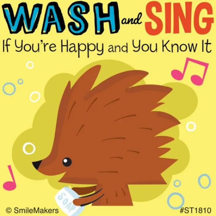 Dental Stickers | Medical Stickers<SmileMakers Hand Wash and Sing Stickers- Stickers from