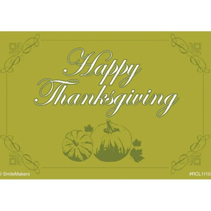 Thanksgiving | Recall Cards<SmileMakers Happy Thanksgiving Recall Cards - Custom Recall Cards from