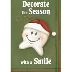 Christmas<SmileMakers Happy Tooth Greeting Cards - Dental Greeting Cards