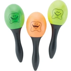 Dental Themed Prizes | Toys<SmileMakers Happy Tooth Maracas - Noisemakers from