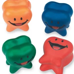 Dental Themed Prizes | Therapy Toys<SmileMakers Happy Tooth Stress Balls - Happy Tooth from