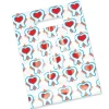 Take Home Bags | Take Home Bags<SmileMakers Heart in Teeth Scatter Print Bags - Scatter Dental Bags from