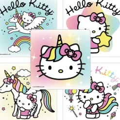 Character Stickers<SmileMakers Hello Kitty Rainbows & Unicorns Stickers - Stickers from